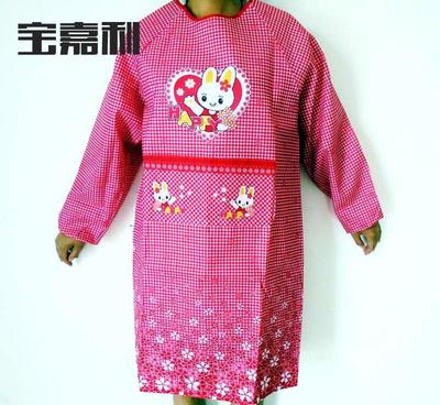 【廠家現貨 廚房家居成人罩衣 桃皮絨反穿成人罩衣 來圖來樣定做】價格_廠家_圖片